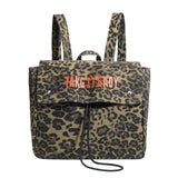 Girls Backpack - Stylish Female Leopard Print Backpack, Perfect Schoolbag for Ladies, Travel-Light Large Capacity Backpack Purse