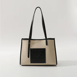 Women tote bag trendy fashion simple large capacity ladies shoulder bag 8001