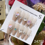 0967- Handmade press on nails fake nails removable