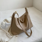 Hobo bag for women, solid color fashion large capacity shoulder bag, crossbody bag casual versatile commuter tote bag