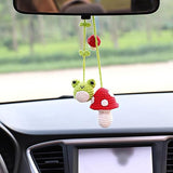 Car plant pendant Car decoration Rearview mirror pendant Creative wool in the car