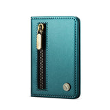 Magsafe ring magnetic card case  for iPhone17 card anti-theft brush 16/15/14/13 zipper change bag Wallet Magnetic Card Holder RFID Blocking, PU Leather Minimalist Phone Wallet Compatible with MagSafe Phones