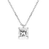 Single Zircon Pendant Necklace new