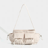 Summer nylon texture portable shoulder bag, casual shoulder bag, hobo shoulder bag, top handle shoulder purse