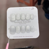 1026- Handmade press on nails fake nails removable