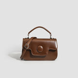 Handheld small tote bag, bag women's autumn fashion office workers handheld bag, small square bag, shoulder Crossbody bag women