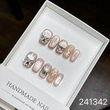 1030- Handmade press on nails fake nails removable