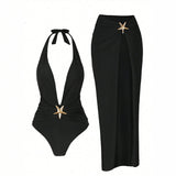 Sexy Bikini Women's One Piece Swimsuit Solid Color High Quality