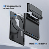 MagSafe Wallet for iPhone - Heavy Duty MIL-STD Snap-On Phone Magnetic Wallet and Phone Card Holder - Detachable and Slim Hard Case for iPhone 17 Pro Max /16 Pro Max/15/14/13/12 Series