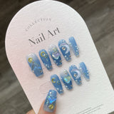 1022- Handmade press on nails fake nails removable