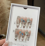 1033- Handmade press on nails fake nails removable