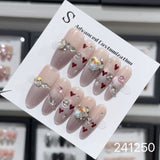 1030- Handmade press on nails fake nails removable