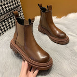 Chunky Heel Chelsea Ankle Boot