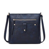 Small crossbody bag, stylish simple splicing shoulder bag, multi-functional portable bag