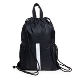 Basketball football drawstring backpack, drawstring backpack with shoe compartment, sports belt pocket sports equipment bag