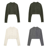 Women's Short Knit Cardigan