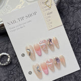 1023- Handmade press on nails fake nails removable