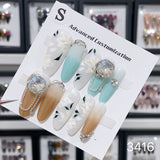 0962- Handmade press on nails fake nails removable