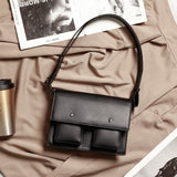 Small crossbody bag for men, stylish simple retro small square bag, shoulder crossbody bag for men