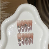 1034- Handmade press on nails fake nails removable