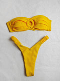 Swimsuit hoop tube top sexy bikini bikini swimsuit women split swimsuit women