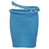 Wind summer fashion creative street sexy babes sleeveless navel knitted skirt set