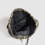 Girls Backpack - Stylish Female Leopard Print Backpack, Perfect Schoolbag for Ladies, Travel-Light Large Capacity Backpack Purse