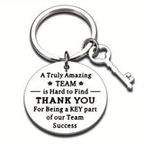 Stainless Steel Keychain Thanksgiving Inspirational Gifts for Family, Friends and Colleagues