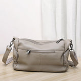 Elegant Genuine Leather Shoulder Bag – Stylish Crossbody & Underarm Mommy Bag hobo