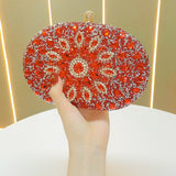 Clutch Purses for Women Evening Bag Nude Purse Luxury Handbag Bride Wallet Glitter Multicolor Rhinestone Bags