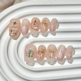 Christmas handmade nail wear boutique high-end nail art fake nail flakes autumn and winter