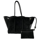 Neoprene Perforated Tote Set – Mother-Child Beach Bag, Water-Resistant Gym & Swim Duffle