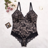 Sexy Sling Lace Shapewear Bodysuit Plus Size Underwear Butt Lifting Tummy Control Waist Trainer Corset