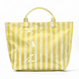 Striped Tote Bag – High-Aesthetic Lightweight Handbag, Commuter Large Travel Shoulder Bag