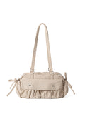 Small shoulder bag for women, pleated nylon shoulder bag, baguette bag, fashionable large capacity shoulder bag for women hobo