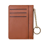 Ultra-thin new card bag for women, small and simple multi-card zipper change bag, large-capacity ID card holder, card holder.