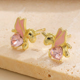 Luxury Festive Pony Stud Earrings Lucky "Rich Immediately" Fashion Earrings