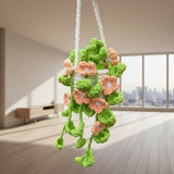 Car plant pendant Car decoration Rearview mirror pendant Creative wool in the car
