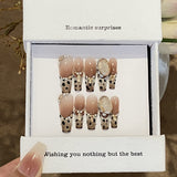 1034- Handmade press on nails fake nails removable