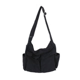 Retro Tooling Women's Shoulder Bag - Stylish Crossbody Canvas Bag with Large Capacity for Everyday Street Leisure