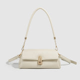 Small shoulder bag for women, fashionable glacier white underarm bag, versatile commuter Crossbody bag for women small