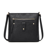 Small crossbody bag, stylish simple splicing shoulder bag, multi-functional portable bag