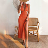 Women¡¯s Summer Sexy Knitted Hollow-Out Beach Cover-Up ¨C Sheer Bikini Kimono, Sun Protection Mesh Dress