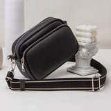 Chic Small Crossbody Bag Women's – Compact Shoulder Bag with Triple Pockets for Everyday Style & Convenience