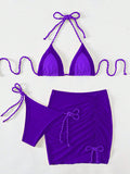 3 Piece Bikini Swimsuit Women's Split Swimsuit Bikini
