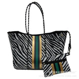 Neoprene Perforated Tote Set – Mother-Child Beach Bag, Water-Resistant Gym & Swim Duffle
