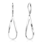 Brass real gold electroplating niche light luxury karst pleated earrings women's earrings