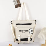 Large capacity tote bag, student cute high school tote bag, tote shoulder bag