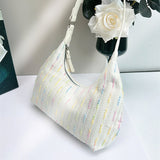 Chic Knitted shoulder Bag - Stylish Women's Summer Canvas Shoulder Bag & Small Girls Handbag Hobo