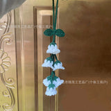 Car plant pendant Car decoration Rearview mirror pendant Creative wool in the car